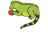 hungry iguana