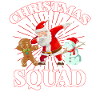 Christmas Dab Santa Christmas Squad
