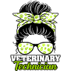 Veterinary Technician Messy Bun