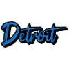 Detroit Script Blue