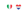 Italy and Netherlands Dutch flags