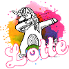 LOTTE - Beautiful name with dabbing unicorn