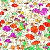 Impression de champignons