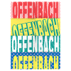 Offenbach Germany City Font Skyline