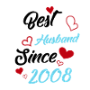Best Husband Since 2008 Wedding