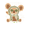 Koala Bear Sunglasses Scarf