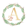Customizable Monogram A