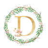 Customizable Monogram D