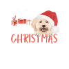 Pudel Frohe Weihnachten