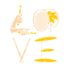 Drum Set Percussion Design