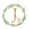 Customizable Monogram J
