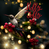 Holly Jolly – Christmas Hummingbird