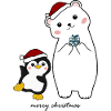 Two christmas friends