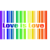 Regenbogen Strichcode, Love is Love
