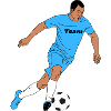 Team Kick Soccer Illustration