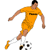 Teamgeist im Orangenen Trikot