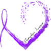 Ribbon Heart Fibromyalgia Awareness
