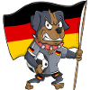 German Fan Dog