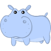 Henry the Blue Hippopotamus