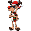 Cool Christmas Reindeer