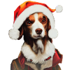 Epagneul Breton Christmas