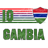Gambia Fußball Mannschaft