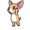 Chiweenie Dog Emoticon