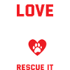 Animal welfare dog adopted