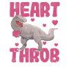 Heartthrob Saint-Valentin Dinosaure T-Rex cool