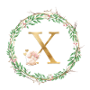Customizable Monogram X