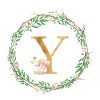 Monogramme Y personnalisable