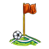 Fußball Eckfahne