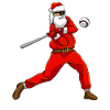 Baseball Santa Claus Christmas