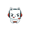 Gaming Katze - Computer Spiele Videospiele -