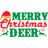 Joyeux cerf de Noël - Weihnachten