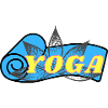 Yoga Lotus Neon Retro
