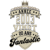 Année 2003 Vingt ans