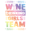 Wine drinking girls