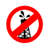 Stop Fossil Fuel Addiction Symbol