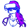 VR Neonline Fille