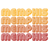 Memphis Gradient Block Pattern
