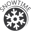 snowtime snowflake snow crystal icon logo