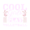 Cool girls play volleyball