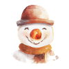Snowman Face