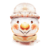Retro Snowman