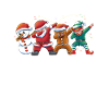 Dabbing Santa Santa Elf Christmas