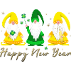 Happy New Year gnome imp