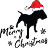 Joyeux Noël Bull Terrier