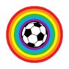 Soccer arc-en-ciel