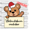 Weihnachtsbaum Umschubser Bär